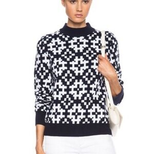 Equipment Tayden Jacquard Sweater Size XS